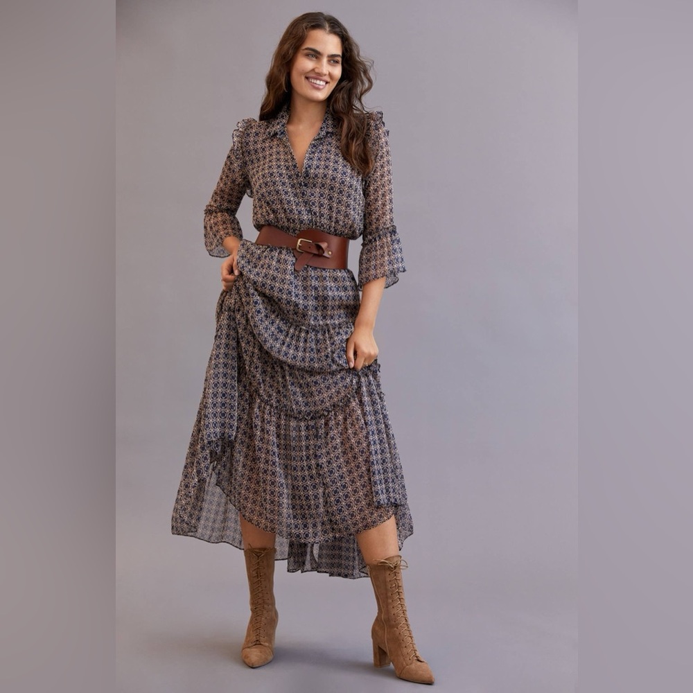 Misa Los Angeles Tiered Maxi Dress by Anthropologie